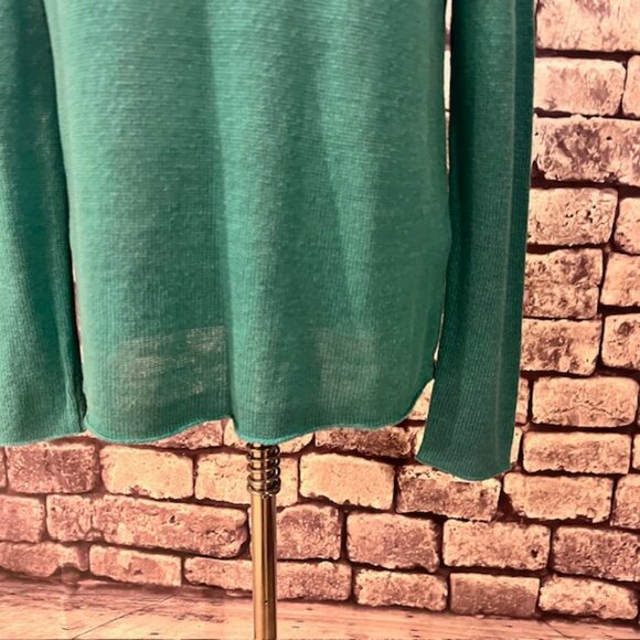Chico's Teal Pullover Long Sleeve Sweater Size Small - Picture 3 of 9